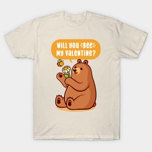 Will You Bee My Valentine? T-Shirt